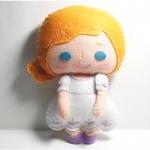 Shelby girl - doll pattern, felt doll, PDF 